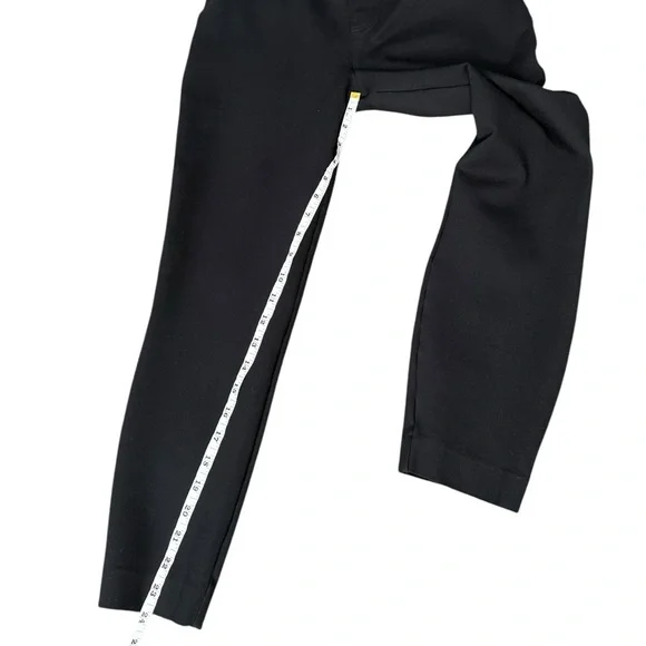 Women's Slim Straight Pants Pull On Faux Pockets Spanx Black Size Large - Picture 3 of 11